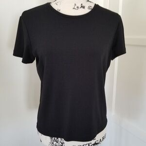 Banana Republic Black Short Sleeve Top